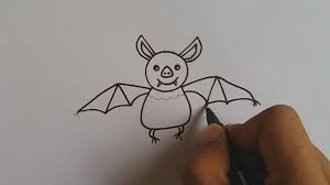 This is a fun, simple lesson that's easy enough for grownups and for kids. How To Draw A Cartoon Bat For Kids Easy And Simple Youtube