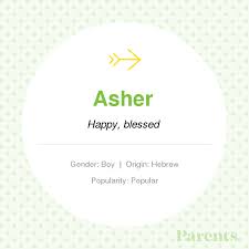 Asher Biblical Names Names With Meaning Unique Baby Names