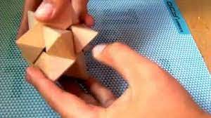 Halleys comet star wooden puzzle solution 3d brain teasers jigsaw puzzles solving. How To 6 Pieces Wooden Star Puzzle Assemble And Disassemble Solution Youtube