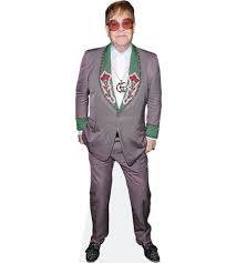 Elton john remembers surprising iggy pop onstage — in a gorilla costume. Elton John Suit Lebensgrosser Pappaufsteller Celebrity Cutouts