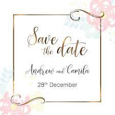Beautiful Save The Date Wedding Invitation Template Beautiful Save Date Png And Vector With Transparent Background For Free Download Typography Wedding Invitations Invitation Template Wedding Invitations