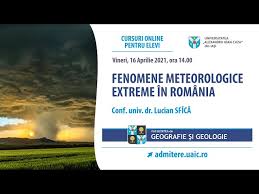 Specializari facultatea de geografie si geologie din iași. Fenomene Meteorologice Extreme In Romania Conf Univ Dr Lucian SficÄƒ Youtube