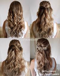 And the accessories will help to complete the wedding look. 18 Wedding Hairstyles Tutorials For Brides And Bridesmaids Deer Pearl Flowers