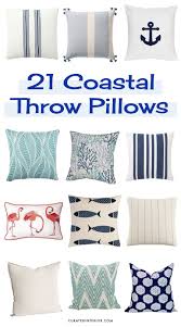 21 Coastal Throw Pillows Perfect For Your Beach Home Coastal Throw Pillows Coastal Throw Throw Pillows