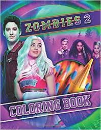 Coloring pages trees plants and flowers. Zombies 2 Coloring Book 20 Exclusive Illustrations For Zombies Fans Books Leon Amazon De Bucher