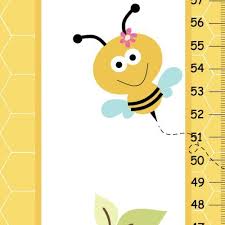 Amazon Com Canvas Growth Chart Bumble Bee Animals