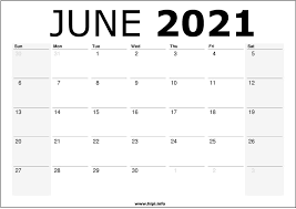 Just free download june 2021 printable calendar file as pdf format, open it in acrobat reader or another program that can display the pdf. June 2021 Archives Hipi Info Calendars Printable Free