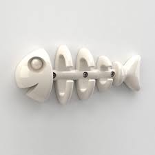 Pin By Kevin Hadley On 3d Prints In 2020 Wall Hanger Fish Bone Hanger