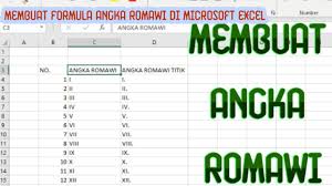 Check spelling or type a new query. Membuat Angka Romawi Di Excel Youtube