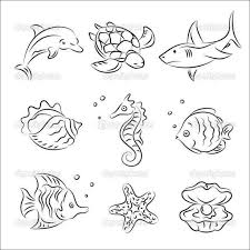 12 Ocean Animals Drawing Animals Drawing Ocean Oceananimaldrawings Sea Creatures Drawing Sea Drawing Easy Animal Drawings