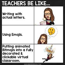 Why not add a bitmoji? 10 Bitmoji Classroom Ideas Classroom Classroom Background Virtual Classrooms