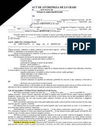 Model contract de execuţie de lucrări. Contract Executie Lucrari De Constructii