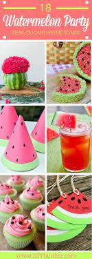 Watermelon Party Ideas Perfect For Summer Diybunker Watermelon Party Baby Shower Watermelon Summer Baby Shower