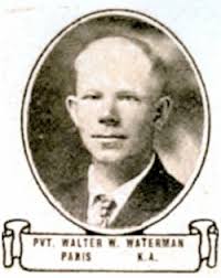 PVT Walter William Waterman (1892-1918)