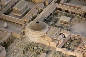 Pantheon From Model Of Rome Museo Della Civilta Romana Rome Ancient Rome Roman Architecture