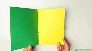 This is a super easy way to create a mini journal from just one piece of paper! 3 Ways To Make A Paper Book Wikihow