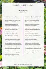 The Tuft Of Flowers By Robert Frost Garden Poems Poem A Day Poems