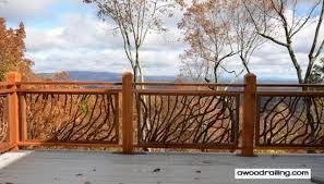To begin, you install the horizontal railing (the 2×4's) in two locations, one at the bottom of the post, and one near the top. 100s Of Deck Railing Ideas And Designs
