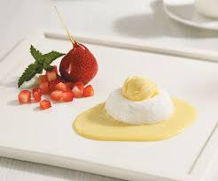 Plateonline Com Recipe Database Floating Island Revisited Lemon Curd Ice Cream Fancy Desserts Floating Island