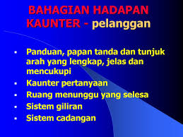 Perhubungan pelanggan perlu diurus secara menyeluruh dan bersepadu sebagai langkah ke arah memenuhi kehendak dan keperluan pelanggan. Panduan Mengenai Peningkatan Kualiti Perkhidmatan Kaunter Ppt Download