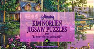 New listing kim norlien 1000 pc panoramic puzzle 39 x 13 autumn grace complete gorgeous! Kim Norlien Jigsaw Puzzles The Painter Of Peace And Tranquility