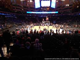 Madison Square Garden Section 8 New York Knicks