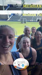 #Michiagan Field Hockey sending their love to Team USA’s Abby Tamer! 🏑  #OlympiansMadeHere #fieldhockey #teamusa