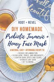 How does the diy egg white blackhead mask work? All Natural Diy Turmeric And Honey Face Mask Root Revel