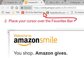 Once you hare signed up for amazon smile, if you follow a link to the regular amazon page the site will prompt you to change to amazon smile before you shop. How To Add A Button In Your Browser For Amazon Smile