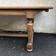 Rustic french farmhouse refectory dining table in bleached oak. Antique French Dining Table 1910s For Sale At Pamono