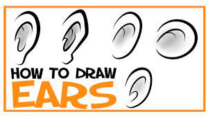 Add a two curved lines with a pointed angle at the beginning for the dog's cheekbones. How To Draw Ears Cartooning 101 6 Youtube