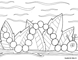Bugs and butterflies (and winnie the pooh!) are ideal for toddlers. Spring Coloring Pages Doodle Art Alley