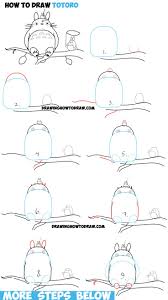 How To Draw Totoro From My Neighbor Totoro Easy Step By Step Drawing Tutorial How To Draw Step By Step Drawing Tutorials Step By Step Drawing Totoro Drawing Tutorial