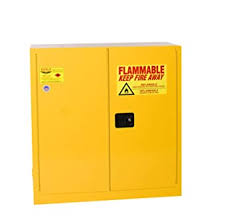 Hgr industrial surplus buys and sells used and surplus cabinets including blueprint file cabinets, flammable storage cabinets, organizer cabinets, and more. Eagle 1932 Safety Cabinet For Flammable Liquids 2 Door Manual Close 30 Gallon 44 Height 43 Width 18 Depth Steel Yellow Utility Cabinets Amazon Com Industrial Scientific