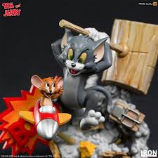 Chase, tom och jerry, tom and jerry 2021. Tom And Jerry Statue By Iron Studios The Toyark News