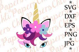 Download Unicorn Svg Unicorn Face Svg Unicorn T Shirt Svg By Chilipapers Thehungryjpeg Com