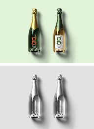 Champagne Bottle Mockup Mr Mockup Graphic Design Freebies Create A Professional Presentation For Your Design In 2020 Graphic Design Freebies Bottle Mockup Design Freebie