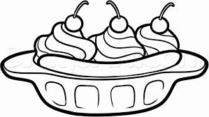 Ice Cream Sundae Coloring Page Awesome Ice Cream Sundae Cartoon Cliparts Bananas For Books In 2020 Ice Cream Coloring Pages Ice Cream Sundae Sundae