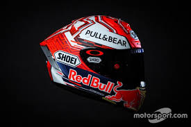 Replica race helmets is a site devoted to aggregating the best race replica helmets from the worlds of motogp, world superbikes, british superbikes, ama and more. Marc Marquez Repsol Honda Team Helmet At Marc Marquez Helmet Unveil Helmet Marc Marquez Racing Helmets