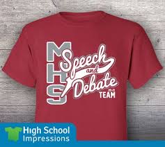Custom Speech Debate Tees In 2020 High School Impressions Speech And Debate T Shirt