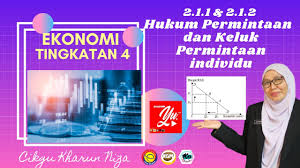 Terdapat 10 bab utama yang murid perlu kuasi. Ekonomi Tingkatan 4 Bab 2 2 1 1 2 1 2 Hukum Permintaan Dan Keluk Permintaan Individu Youtube