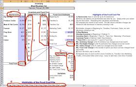 Food Cost Calculation Form Chefs Resources