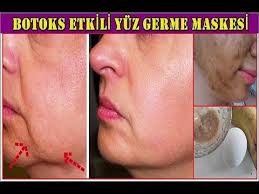 Botoks Etkili Yuz Germe Maskesi Kirisiklik Karsiti Leke Giderici Renk Acici Ev Yapimi Dogal Maske Youtube Cilt Bakimi Skin Care Dogal Cilt Bakimi