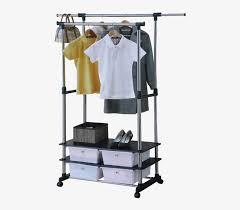 Wood eloy 14.2'' clothes rack. Leostar Cd 1219 Garment Rack With 4 Drawer Clothes Hanger 539x765 Png Download Pngkit