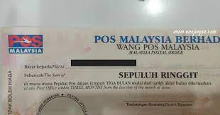 Contextual translation of kiriman wang into english. Wang Pos Atau Postal Order