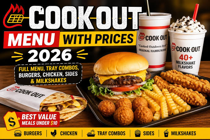 Grilled burgers and vegetables on a cookout grill