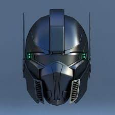 Robot Head Type 3d Model Futuristic Helmet Helmet Armor Helmet Concept
