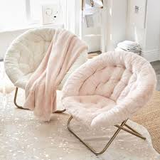 Polar Bear Faux Fur Ivory Hang A Round Chair Cozy Room Bedroom Decor Room Ideas Bedroom