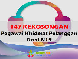 We did not find results for: 147 Kekosongan Pegawai Khidmat Pelanggan Gred N19