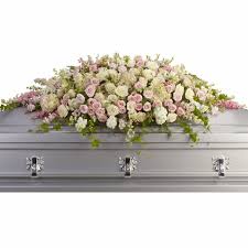 Flowers for an infant or child: Always Adored Casket Spray Casket Flowers The Sympathy Store